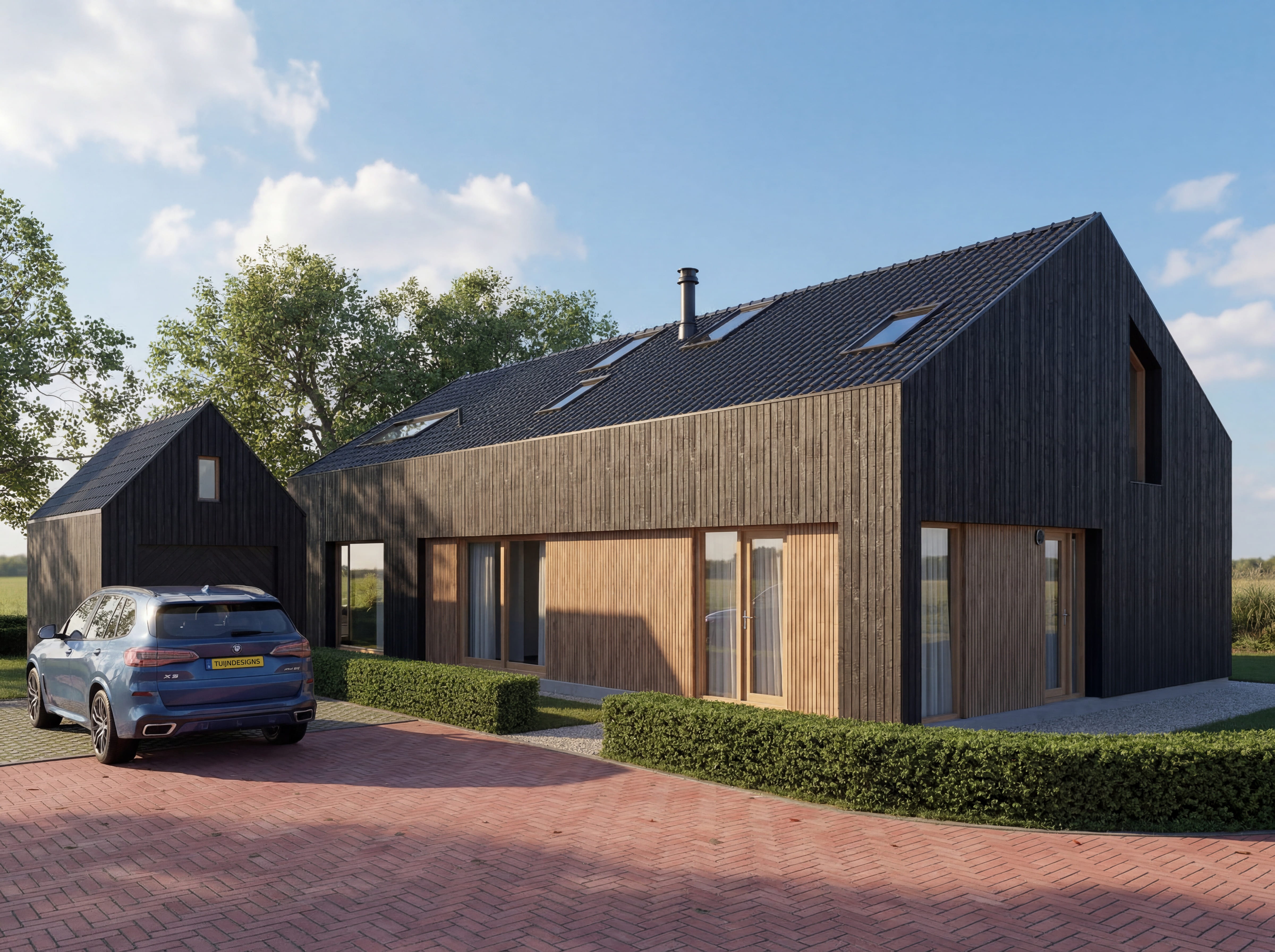 Barn Villa side
